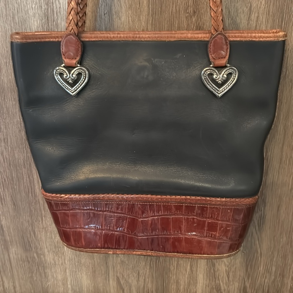 Vintage Brighton Caroline Leather Bucket Bag